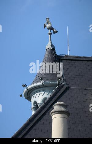 Villa Sipeki Balás, Hermina út 47, Budapest, Ungarn, Ödön Lechner, Dezsö Jakab, Marcell Komor 1905-1906 // Villa Sipeki Balás, Hermina út 47, Budapest Stockfoto