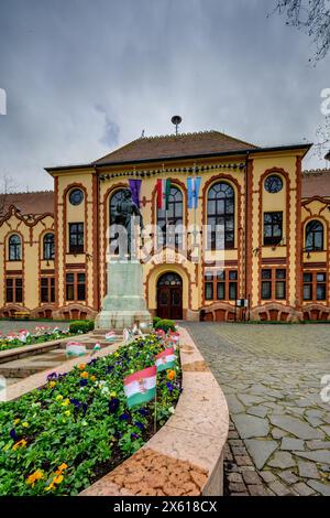 Budapest, Rathaus des XX. Bezirks, Henrik Böhm, Armin Hegedüs 1906 // Budapest, Rathaus XX. Bezirk, Henrik Böhm, Armin Hegedüs 1906 Stockfoto