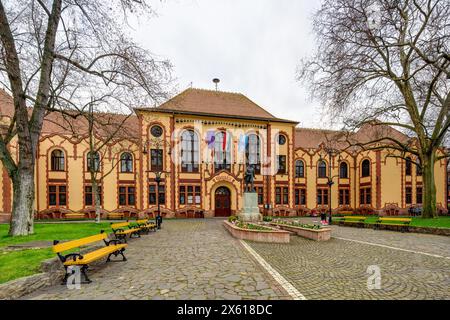 Budapest, Rathaus des XX. Bezirks, Henrik Böhm, Armin Hegedüs 1906 // Budapest, Rathaus XX. Bezirk, Henrik Böhm, Armin Hegedüs 1906 Stockfoto