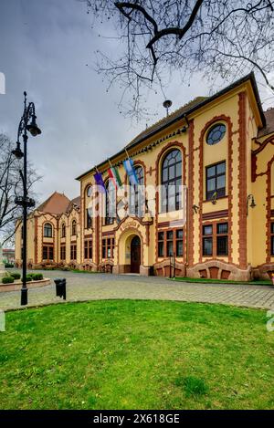 Budapest, Rathaus des XX. Bezirks, Henrik Böhm, Armin Hegedüs 1906 // Budapest, Rathaus XX. Bezirk, Henrik Böhm, Armin Hegedüs 1906 Stockfoto