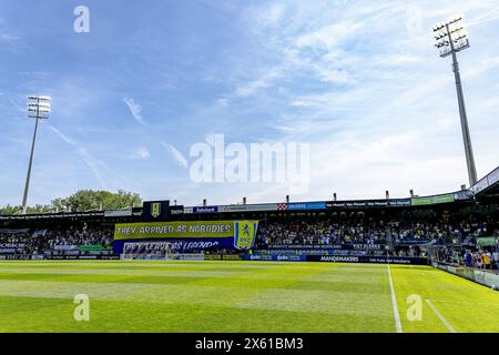 WAALWIJK, Niederlande. Mai 2024. SPO, Mandemakers Stadium, Dutch eredivisie, Saison 2023/2024, während des Spiels RKC - PEC, Credit: Pro Shots/Alamy Live News Stockfoto