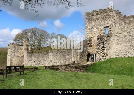 Pickering Castle, North Yorkshire, Großbritannien Stockfoto