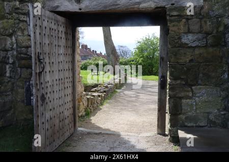 Pickering Castle, North Yorkshire, Großbritannien Stockfoto