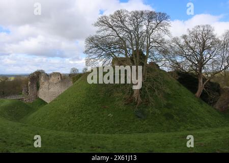 Pickering Castle, North Yorkshire, Großbritannien Stockfoto