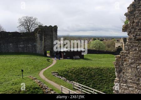 Pickering Castle, North Yorkshire, Großbritannien Stockfoto