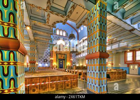 Budapest, Synagoge Kazinczy-Straße, Sandor und BÃ la Löffler 1912-13 // Budapest, Synagoge Kazinczy-Straße, Sandor und BÃ la Löffler 1912-13 *** Buda Stockfoto