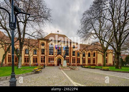 Budapest, Rathaus des XX. Bezirks, Henrik Böhm, Armin Hegedüs 1906 // Budapest, Rathaus XX. Bezirk, Henrik Böhm, Armin Hegedüs 1906 *** Budapest, Stockfoto