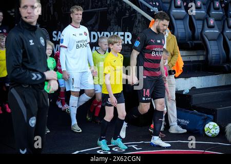 Herning, Dänemark. Mai 2024. Superliga-Spiel zwischen FC Midtjylland und AGF in der MCH Arena in Herning Sonntag, 12. Mai 2024. (Foto: Bo Amstrup/Scanpix 2024) Credit: Ritzau/Alamy Live News Stockfoto