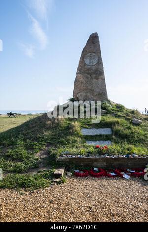 HAYLING ISLAND, ENGLAND - 9. September 2023: Das COPP Memorial (Combined Operations Pilotage Parties) in Hayling Stockfoto