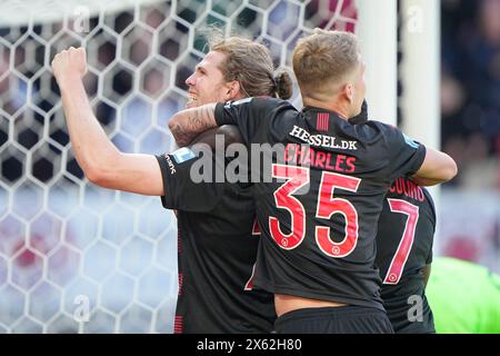 Herning, Dänemark. Mai 2024. Superliga-Spiel zwischen FC Midtjylland und AGF in der MCH Arena in Herning, Sonntag, 12. Mai 2024. (Foto: Bo Amstrup/Scanpix 2024) Credit: Ritzau/Alamy Live News Stockfoto