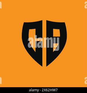 Schriftzeichen und kreatives Vorlagendesign Stock Vektor