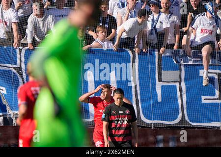 Herning, Dänemark. Mai 2024. Das Superliga-Spiel zwischen dem FC Midtjylland und der AGF in der MCH Arena in Herning Sonntag, 12. Mai 2024. (Foto: Bo Amstrup/Scanpix 2024) Credit: Ritzau/Alamy Live News Stockfoto