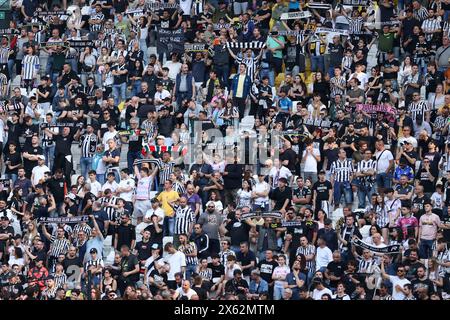 Torino, Italien. Mai 2024. Fans des Fußballspiels der Serie A zwischen Juventus und Salernitana im Allianz-Stadion in Turin, Italien - Sonntag, den 12. Mai 2024. Sport - Fußball . (Foto: Tano Pecoraro/Lapresse) Credit: LaPresse/Alamy Live News Stockfoto