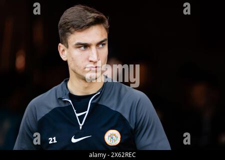 Lodz, Polen. Mai 2024. Tomasz Pienko aus Zaglebie wurde während des Polnischen PKO Ekstraklasa League-Spiels zwischen Widzew Lodz und Zaglebie Lubin im Widzew Lodz Municipal Stadium gesehen. Credit: Mikołaj Barbanell/Alamy Live News Credit: Mikołaj Barbanell/Alamy Live News Stockfoto