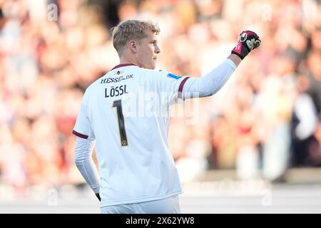 Herning, Dänemark. Mai 2024. Superliga-Spiel zwischen FC Midtjylland und AGF in der MCH Arena in Herning Sonntag, 12. Mai 2024. (Foto: Bo Amstrup/Scanpix 2024) Credit: Ritzau/Alamy Live News Stockfoto