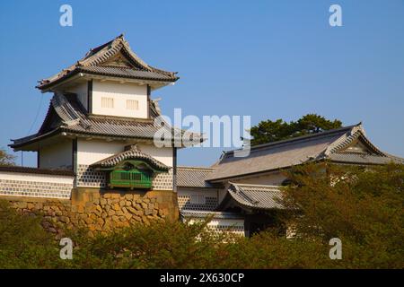 Japan, Kanazawa, Schloss, Kanazawa-Jo, Ishikawa-MON Gate, Stockfoto