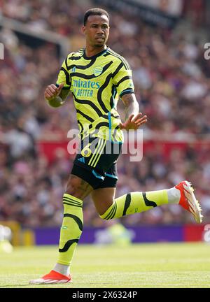 Manchester, Großbritannien. Mai 2024. Gabriel of Arsenal während des Premier League-Spiels in Old Trafford, Manchester. Der Bildnachweis sollte lauten: Andrew Yates/Sportimage Credit: Sportimage Ltd/Alamy Live News Stockfoto