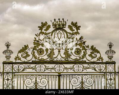 Verziertes Metalltor bei Castle Howard. North Yorkshire. UK Stockfoto