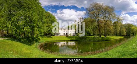 Blick auf das Herrenhaus Huis te Baak Stockfoto