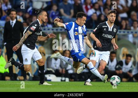 Dragon Stadium, Porto, Portugal. 12. Mai 2024. Von links nach rechts abgebildet, berühmte Person, bekannte Person, Sportfigur, Politiker beim FC Porto gegen Boavista FC. Quelle: Victor Sousa/Alamy Live News Stockfoto