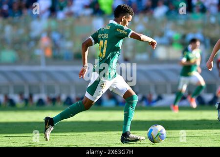 Barueri (SP), 05/2024 - Fußball/PALMERIAS-ATHLéTICO PR - Estevão aus Palmeiras - Spiel zwischen Palmeiras x Athlético PR, gültig für die sechste Runde der brasilianischen Meisterschaft, die in der Barueri Arena in Barueri am Nachmittag dieses sonntags, 12. (Foto: Eduardo Carmim/Alamy Live News) Stockfoto