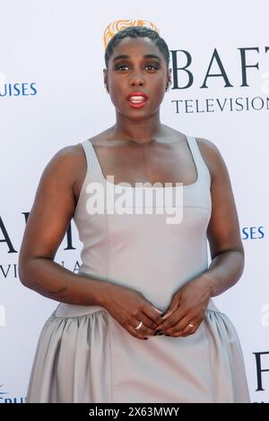 London, Großbritannien. Mai 2024. Lashana Lynch fotografierte die Ankunft bei den BAFTA TV Awards mit P&O Cruises 2024 am Sonntag, den 12. Mai 2024 in der Royal Festival Hall in London. Bild von Julie Edwards. Quelle: JEP Celebrity Photos/Alamy Live News Stockfoto