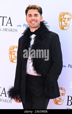 London, Großbritannien. 12. Mai 2024. Joe Baggs nahm an den BAFTA TV Awards 2024 in der Royal Festival Hall in London Teil. Das Foto sollte lauten: Matt Crossick/Alamy Live News Stockfoto