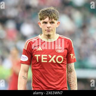 Easter Road Stadium, Edinburgh. Schottland UK.12th May 24 Hibernian vs Aberdeen Cinch Premiership Spiel. Leighton Clarkson von Aberdeen Credit: eric mccowat/Alamy Live News Stockfoto