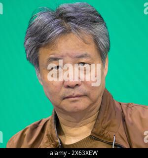 Turin, Italien. Mai 2024. Der chinesische Schriftsteller Yu Hua ( 余华 ) ist zu Gast bei der Turiner Buchmesse Credit 2024: Marco Destefanis/Alamy Live News Stockfoto