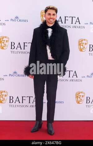 London, Großbritannien. Mai 2024. Joe Baggs nimmt an den BAFTA Television Awards 2024 in der Royal Festival Hall in Waterloo, London, Teil. Quelle: SOPA Images Limited/Alamy Live News Stockfoto