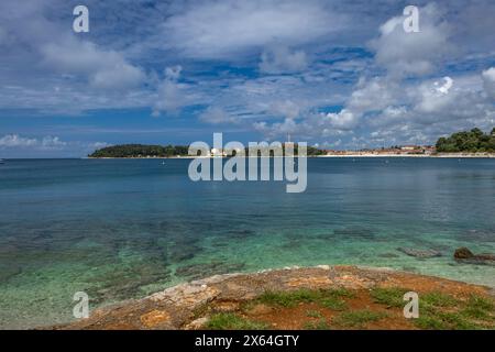 Die Erholung an der Adria, Mai-Wochenende in Kroatien, Besuch von Rovinj auf der istrischen Halbinsel Stockfoto