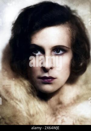 Riefenstahl, Leni, 22.8.1902 - 8,9.2003, deutsche Schauspielerin und Regisseurin, Porträt, Anfang der 1930er Jahre, ADDITIONAL-RIGHTS-CLEARANCE-INFO-NOT-AVAILABLE Stockfoto