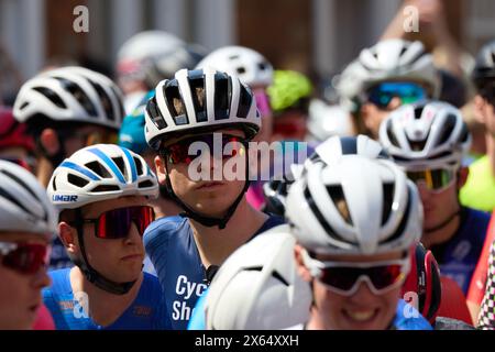 UK. Mai 2024. Rapha Lincoln Grand Prix Rennen 12. Mai 2024 1. Matthew Holmes 3:51:44 2. Adam Lewis (Team Skyline) 4 3. Matthew King (XSpeed United Continental) 9 Credit: Phil Crow/Alamy Live News Stockfoto