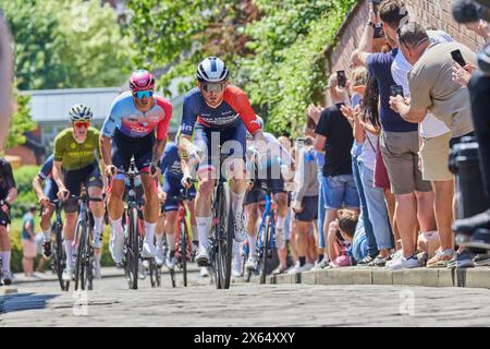 UK. Mai 2024. Rapha Lincoln Grand Prix Rennen 12. Mai 2024 1. Matthew Holmes 3:51:44 2. Adam Lewis (Team Skyline) 4 3. Matthew King (XSpeed United Continental) 9 Credit: Phil Crow/Alamy Live News Stockfoto