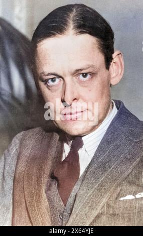 Eliot, T. S., 26.9.1888 - 4,1.1965, britischer Schriftsteller, 1930er ADDITIONAL-RIGHTS-CLEARANCE-INFO-NOT-AVAILABLE Stockfoto