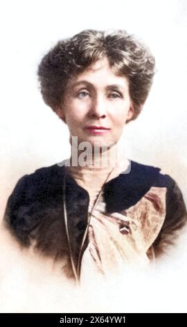 Pankhurst, Emmeline (geb. Goulden), 14.7.1858 - 14.6,1928, britische Aktivistin, Frauenrechtlerin ADDITIONAL-RIGHTS-CLEARANCE-INFO-NOT-AVAILABLE Stockfoto