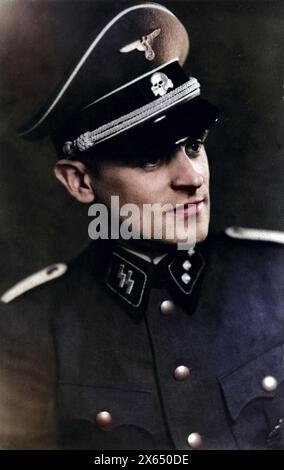 Nationalsozialismus, Organisationen, Schutzstaffel (SS), Untersturmführer Friedrich Wilke, Fuehrungshauptamt, NUR FÜR REDAKTIONELLE VERWENDUNG Stockfoto