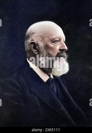 Adolf von Baeyer, 31.10.1835 - 20.8,1917, deutscher Wissenschaftler (Chemiker), Porträt, Seitenansicht, ADDITIONAL-RIGHTS-CLEARANCE-INFO-NOT-AVAILABLE Stockfoto