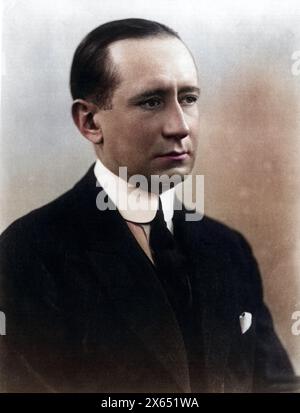 Marconi, Guglielmo, 25.4.1874 - 20.7,1937, italienischer Ingenieur und Erfinder des Funktelegrafensystems, ADDITIONAL-RIGHTS-CLEARANCE-INFO-NOT-AVAILABLE Stockfoto