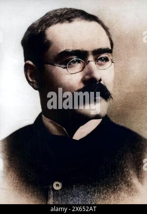 Kipling, Rudyard, 30.12.1865 - 18.1,1936, britischer Autor/Autor, Porträt, Foto, 19. Jahrhundert, ADDITIONAL-RIGHTS-CLEARANCE-INFO-NOT-AVAILABLE Stockfoto