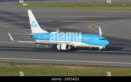 ISTANBUL, TURKIYE - 05. NOVEMBER 2022: KLM Boeing 737-8K2 (42149) Landung zum Internationalen Flughafen Istanbul Stockfoto