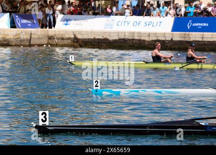 Split, Kroatien. Mai 2024. Die 22. Internationale Ruderregatta Sveti Duje (St. Duje) findet am 12. Juli in Split, Kroatien, statt. Mai 2024. Foto: Ivana Ivanovic/PIXSELL Credit: Pixsell/Alamy Live News Stockfoto