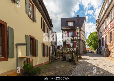 Fachwerkhäuser in der historischen Altstadt von Gengenbach im Schwarzwald Stockfoto