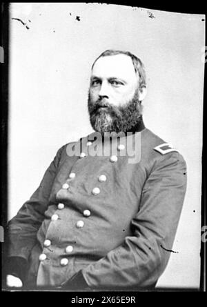 Porträt von Brig. General William A. Hammond, Chirurg-General, Offizier der Bundesarmee, Bürgerkriegsfotos 1861-1865 Stockfoto