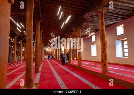 Sivrihisar oder Ulu Cami oder große Moschee auf der UNESCO-Liste des Weltkulturerbes. Eskisehir Turkiye - 4.12.2024 Stockfoto