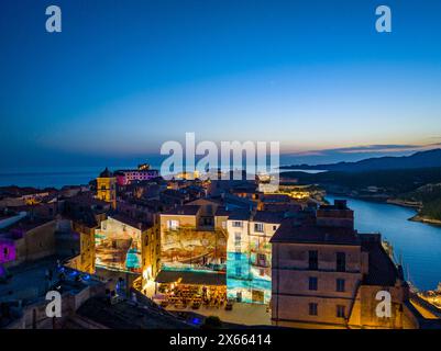 FRANKREICH, CORSE-DU-SUD(2A) BONIFACIO, FESTI LUMI Stockfoto