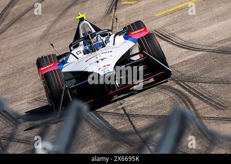 17 CRAWFORD Jan (USA), Andretti Global, Porsche 99X Electric, Action beim 2024 Berlin Rookie Test der ABB FIA Formel E Weltmeisterschaft 2023-24, auf dem Tempelhof Airport Street Circuit am 13. Mai 2024 in Berlin - Foto Eric Alonso / DPPI Stockfoto