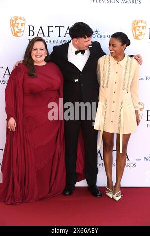 Jessica Gunning, Richard Gadd und Shalom Brune-Franklin bei der Verleihung der BAFTA TV Awards 2024 in der Royal Festival Hall. London, 12.05.2024 *** Jessica Gunning, Richard Gadd und Shalom Brune Franklin bei den BAFTA TV Awards 2024 in der Royal Festival Hall London, 12 05 2024 Foto:XS.xVasx/xFuturexImagex bafta tv 4869 Stockfoto