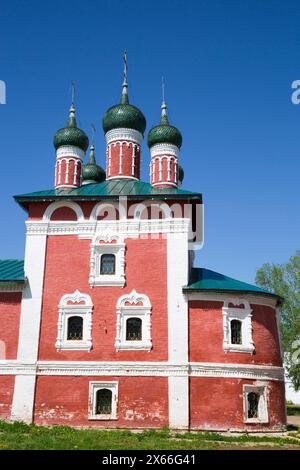 Smolensk Kirche, Epiphanie Kloster, Uglitsch, Goldener Ring, Jaroslawl oblast, Russland Stockfoto