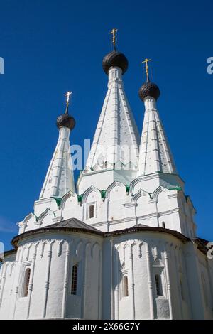 Kirche der Entschlafung der Gottesgebärerin, Alexey Kloster, Uglitsch, Goldener Ring, Jaroslawl oblast, Russland Stockfoto